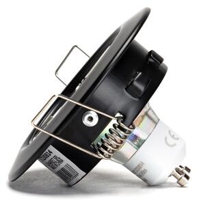 Aigostar - Set 3x spot LED încastrat 1xGU10/4,5W/230V 3000K negru