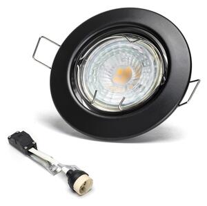 Aigostar - Set 3x spot LED încastrat 1xGU10/4,5W/230V 3000K negru