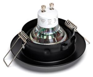 Aigostar - Set 3x spot LED încastrat 1xGU10/4,5W/230V 3000K negru