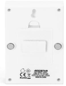 Aigostar - Lampă LED portabilă de veghe, 4x AAA, 6500 K