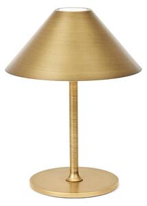 Halo Design 800841 - Lampă de birou LED reîncărcabilă, cu dimmer HYGGE, 3W, 4000 mAh, IP54, alamă