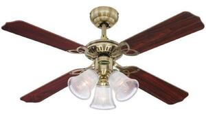 Ventilator Princess Trio cu lumină, din lemn, silențios – Westinghouse Westinghouse, PRINCESS, Lemn, Camera de zi, Plastic, Modern