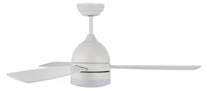 Ventilator de tavan cu LED-uri Vector DC, silențios, 122 cm, CCT - Beacon Beacon Lighting, Vector, Alb, Camera de zi, Lemn, Modern