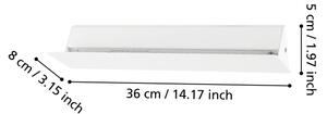 Eglo 99086 - Aplică perete LED ZUBIALDE LED/12W/230V