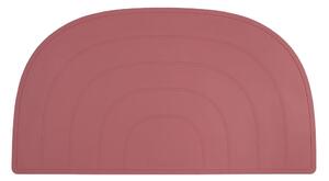 Suport din silicon pentru masă Kindsgut Rainbow, 48 x 25 cm, roz închis