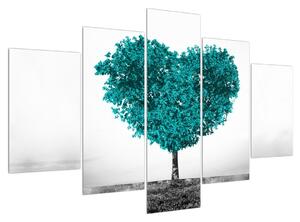 Tablou cu copac îndrăgostit (150x105 cm)