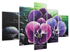 Tablou cu viorele (150x105 cm)