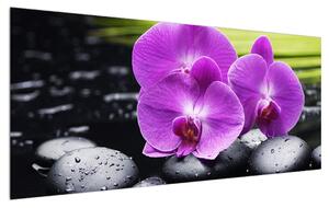 Tablou cu orhidee (120x50 cm)