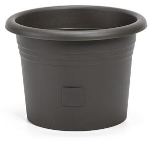 Plastia Ghiveci cu auto-apărare Narza 25 cmdiametru, antracit, diam. 25 cm