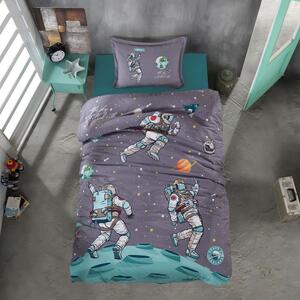 Lenjerie de pat ranforce 100% bumbac – o persoană (Space)