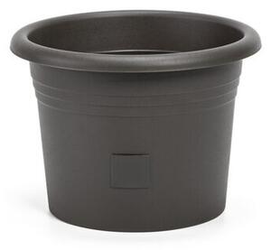 Plastia Ghiveci cu auto-apărare Narza diametru 60c m, antracit, diam. 60 cm