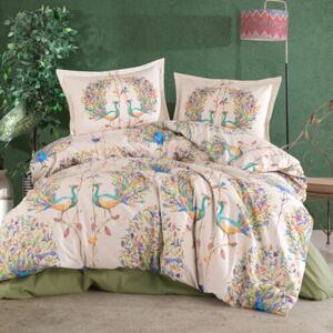 Lenjerie de pat ranforce Clasy king size (PAVONE)