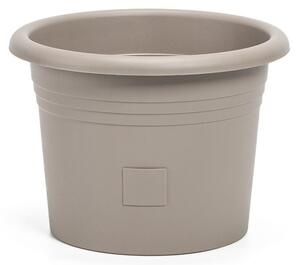 Plastia Ghiveci cu auto-apărare Narza 30 cmdiametru, taupe, diam. 30 cm