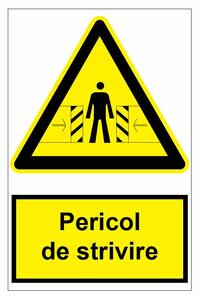 Sticker indicator Pericol de strivire 1