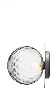 Nuura - Liila 1 Large Aplică de Perete/Plafonieră Light Silver/Optic Clear