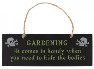 Placuta decorativa lemn Gardening 20 cm