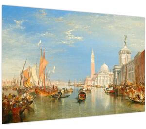 Tablou - Joseph Mallord William Turner, Venice the Dogana and San Giorgio Maggiore, reproducere (90x60 cm)