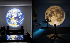 Lampa proiector earth / moon pentru interior cu led de 3w, onuvio®
