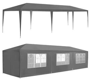Cort de grădină / Pavilion 3 x 9 m – Ideal pentru petreceri și evenimente în grădină Gri