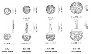 Lodes - Kelly Small Sphere Lustră Pendul Bronze