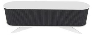 Comoda TV STOR, gri/alb, PAL melaminat, 180x43x60 cm