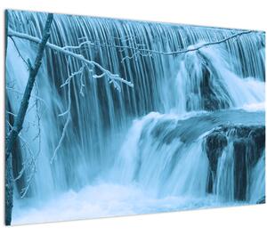 Tablou - cascadele închețate (90x60 cm)