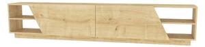 Comoda TV RHODES, stejar, PAL melaminat, 240x37x47 cm