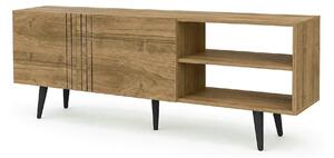 Comoda TV RONAS, nuc, PAL melaminat, 160x35x39 cm