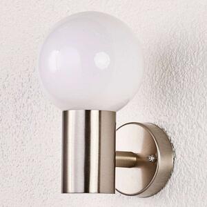 Lindby - Tomma Aplica de Exterior Stainless Steel/Opal White Lindby