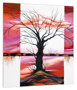 Tablou cu pictura copacului (30x30 cm)