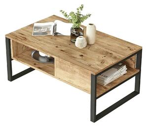 Masuta cafea ML34-A, stejar, PAL, 100x60x44 cm