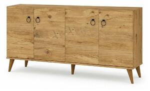 Comoda 616TNM1602, stejar, PAL melaminat, 180x45x79 cm