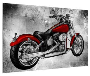 Tablou cu motocicleta (90x60 cm)