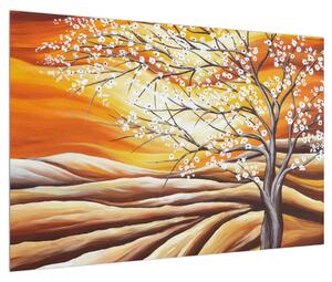 Tablou cu pom înflorit (90x60 cm)