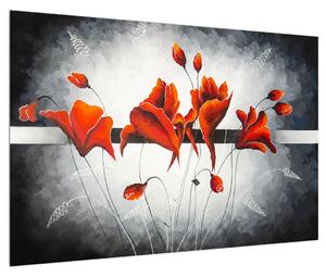 Tablou cu flori (90x60 cm)