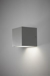 Light-Point - Cube LED Aplica de Exterior XL 3000K Down Silver