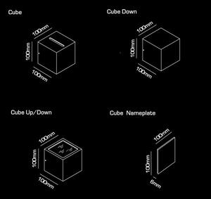 Light-Point - Cube Aplica de Exterior Up/Down Black