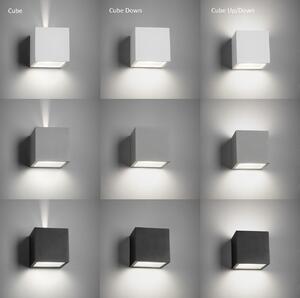 Light-Point - Cube Aplica de Exterior Up/Down Black