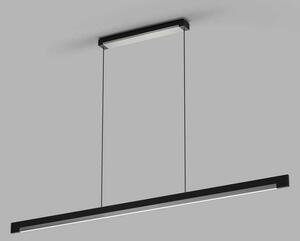 Light-Point - Inlay S1400 Linear Lustră Pendul Matt Black/Satin Silver