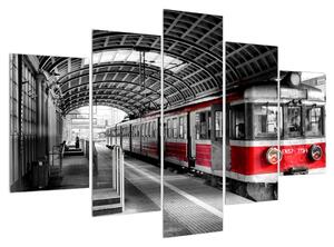 Tablou cu tren istoric (150x105 cm)