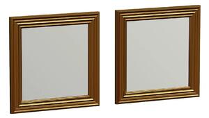 Set 2 oglinzi BALE, auriu, 40x3x40 cm