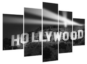 Tablou cu inscripția Hollywood (150x105 cm)