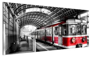 Tablou cu tren istoric (120x50 cm)