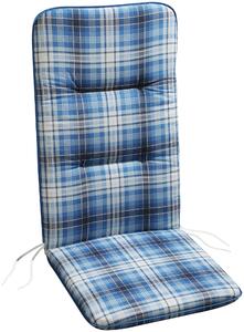 Perna pentru scaun de gradina Basic-Line albastra 120/50/6 cm