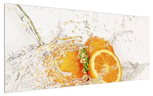 Tablou cu portocale apetisante (120x50 cm)