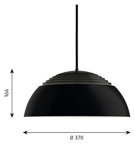 Louis Poulsen - AJ Royal 370 LED Lustră Pendul Black