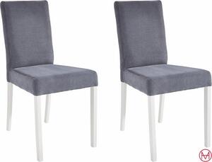 Set 2 scaune Micro albastre stofa
