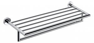 Sapho Sapho, raft prosoape X-ROUND cu bară 650x215x110mm, crom, XR419