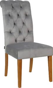Set 2 scaune Liao catifea gri 50/73/108 cm