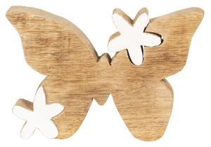 Figurina fluture lemn L14 cm